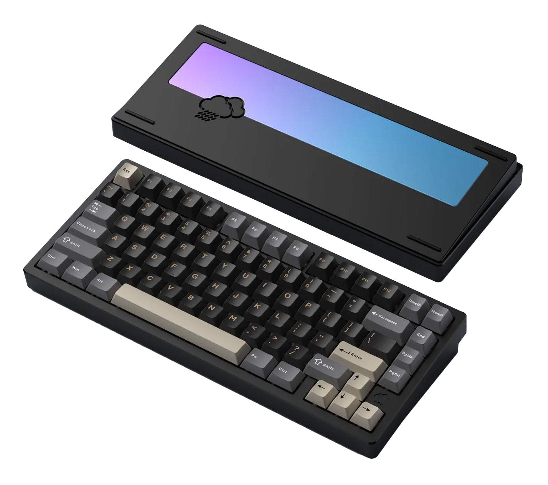 WOBKEY Rainy 75 Lite Aluminum TKL Hotswap Bluetooth + Wireless 2.4 GHz. MKUI7G5INQ |0|