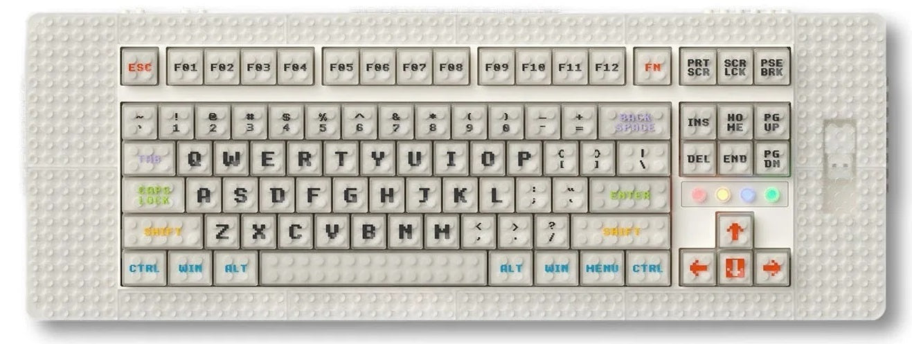 MelGeek Pixel Canvas Brick Built TKL MKHC8299DS |0|