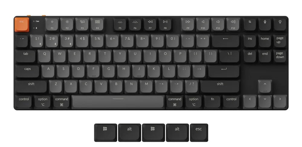 Keychron K1 Version 6 TKL Hotswap Wireless RGB Keyboard MKB020M8Y6 |72233|