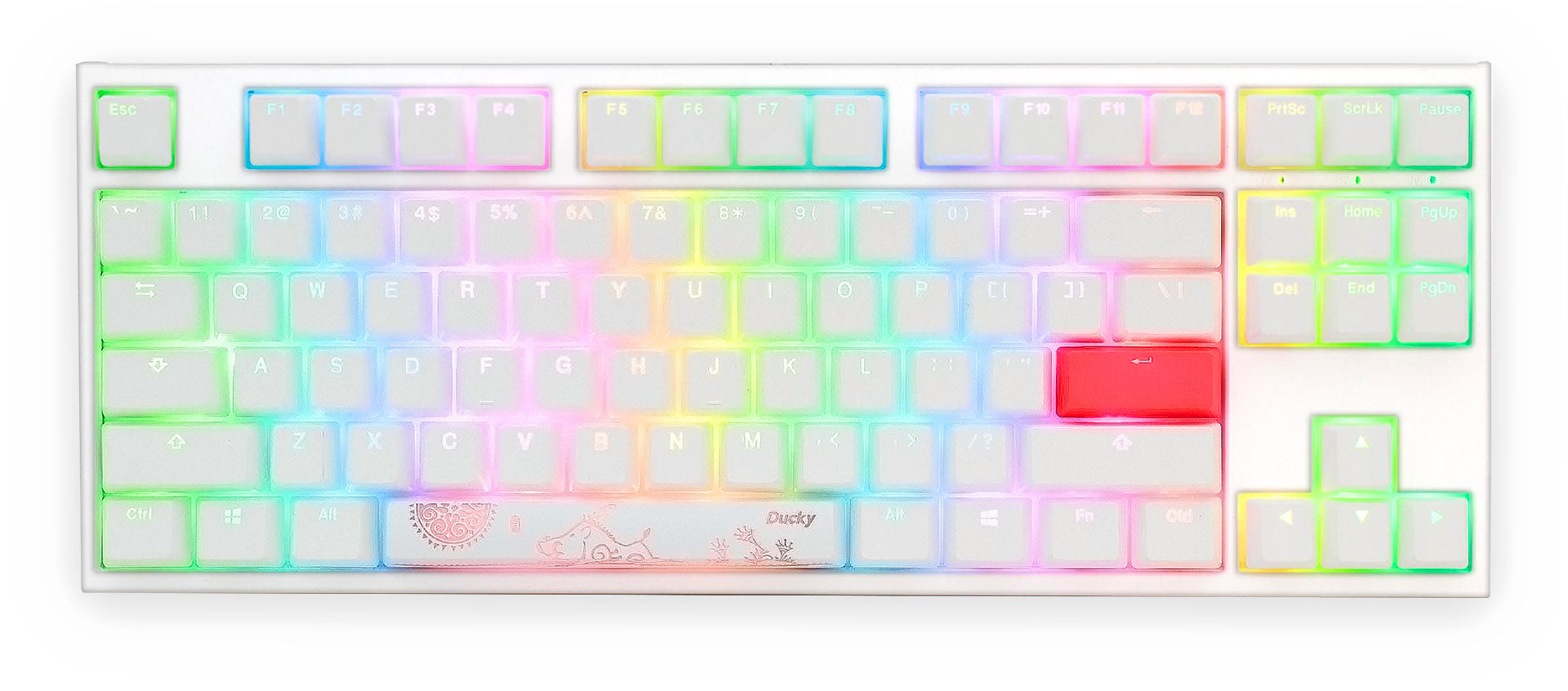 Ducky One 2 TKL RGB Pure White MKMTXS91HR |0|