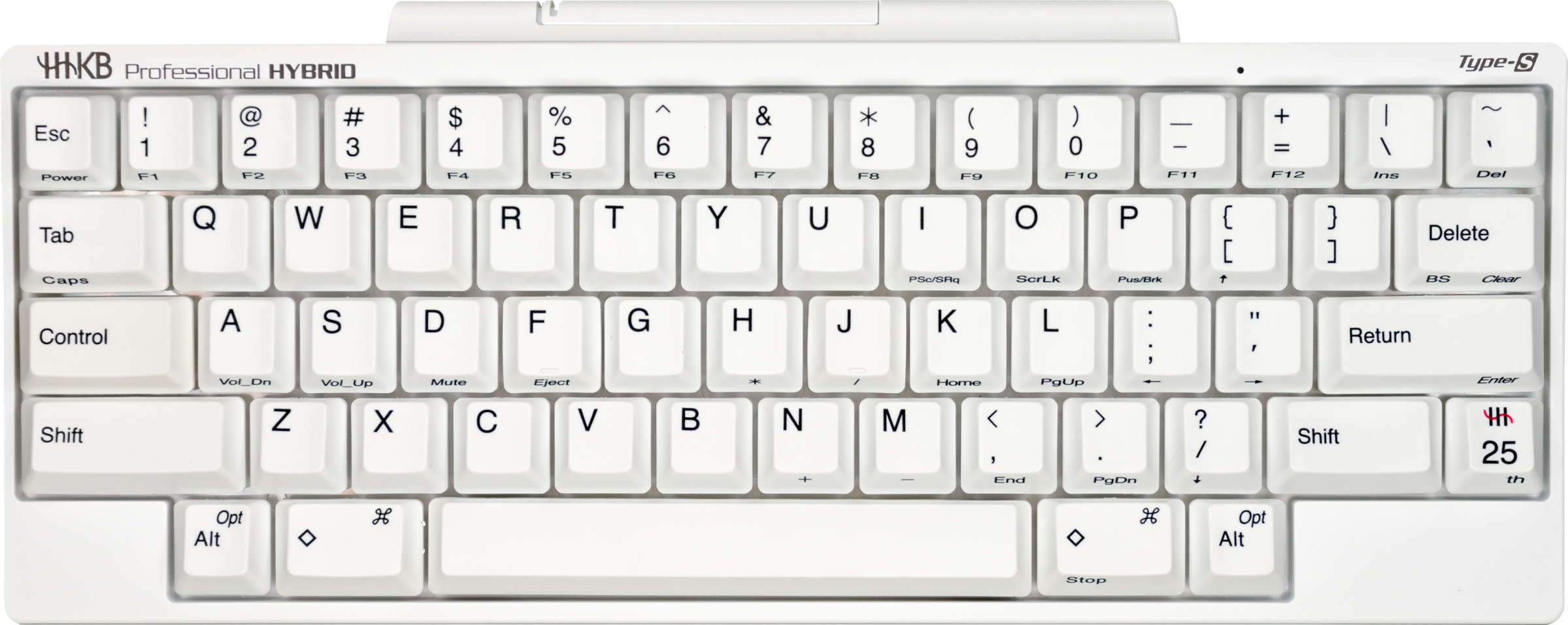 HHKB Hybrid Type-S SNOW 25th Anniversary Edition MK6RXXV4V3 |0|